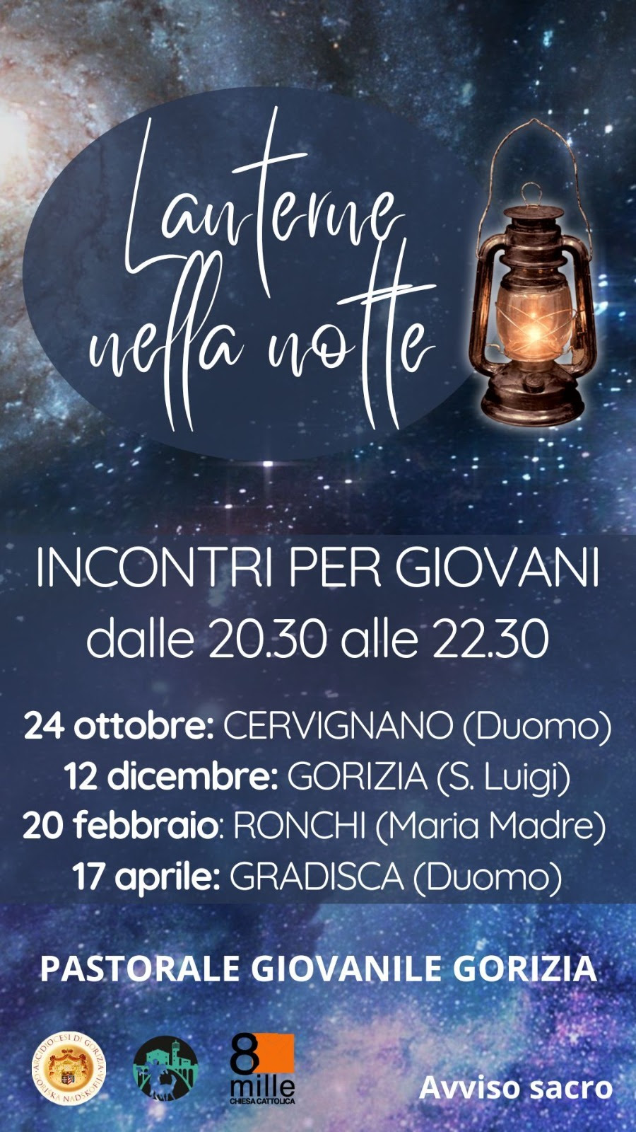 Lanterne nella notte